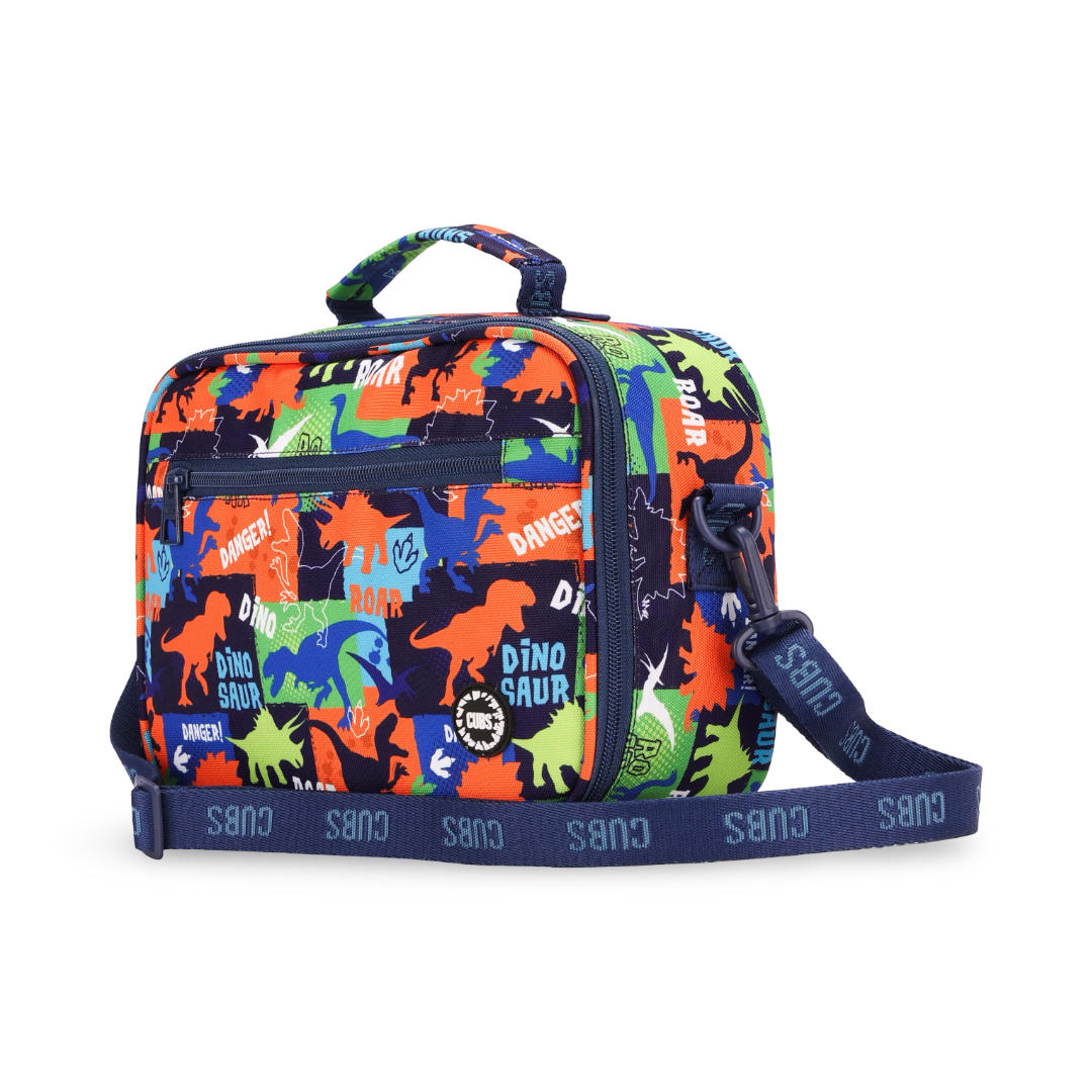 Cubs Dino Blocks Junior Student Lunch Bag 5L