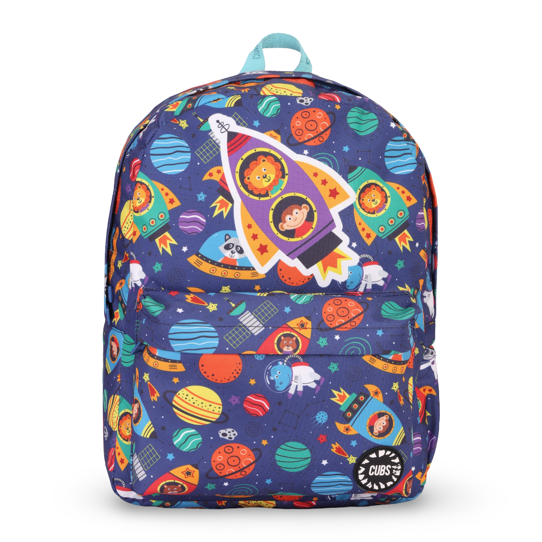 Cubs Animal in The Space Junior Student Backpack 28L