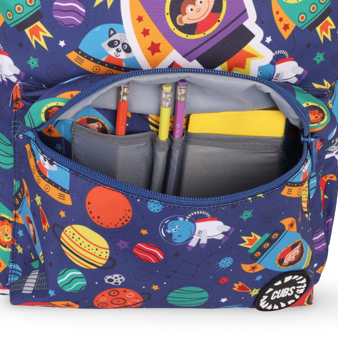 Cubs Animal in The Space Junior Student Backpack 28L