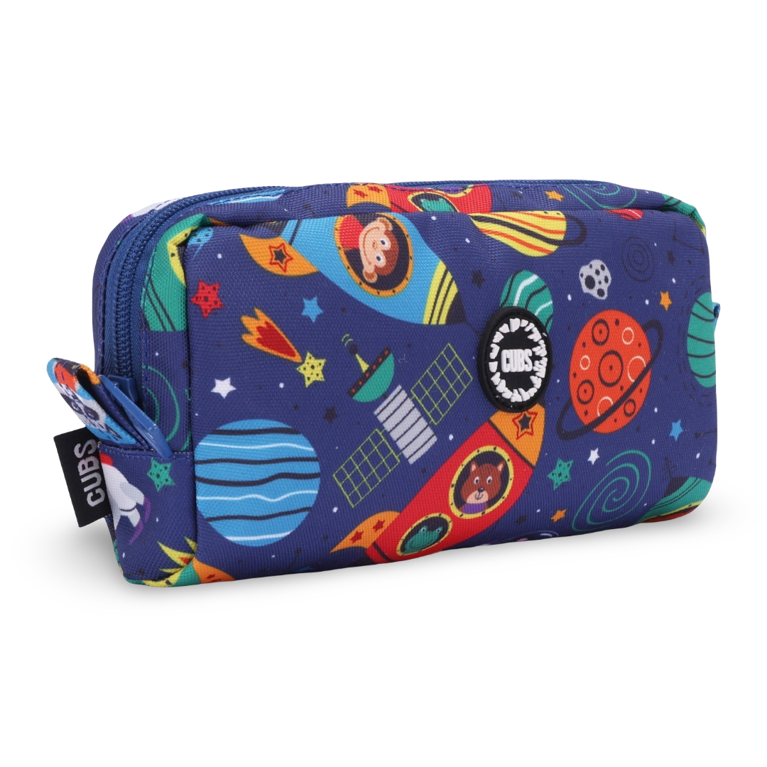 Cubs Animal in The Space Junior Student Pencil Case 1L