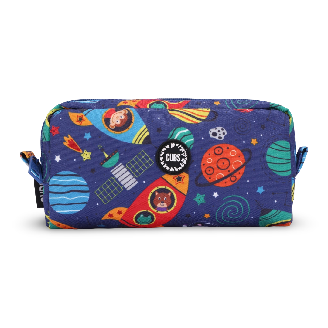Cubs Animal in The Space Junior Student Pencil Case 1L