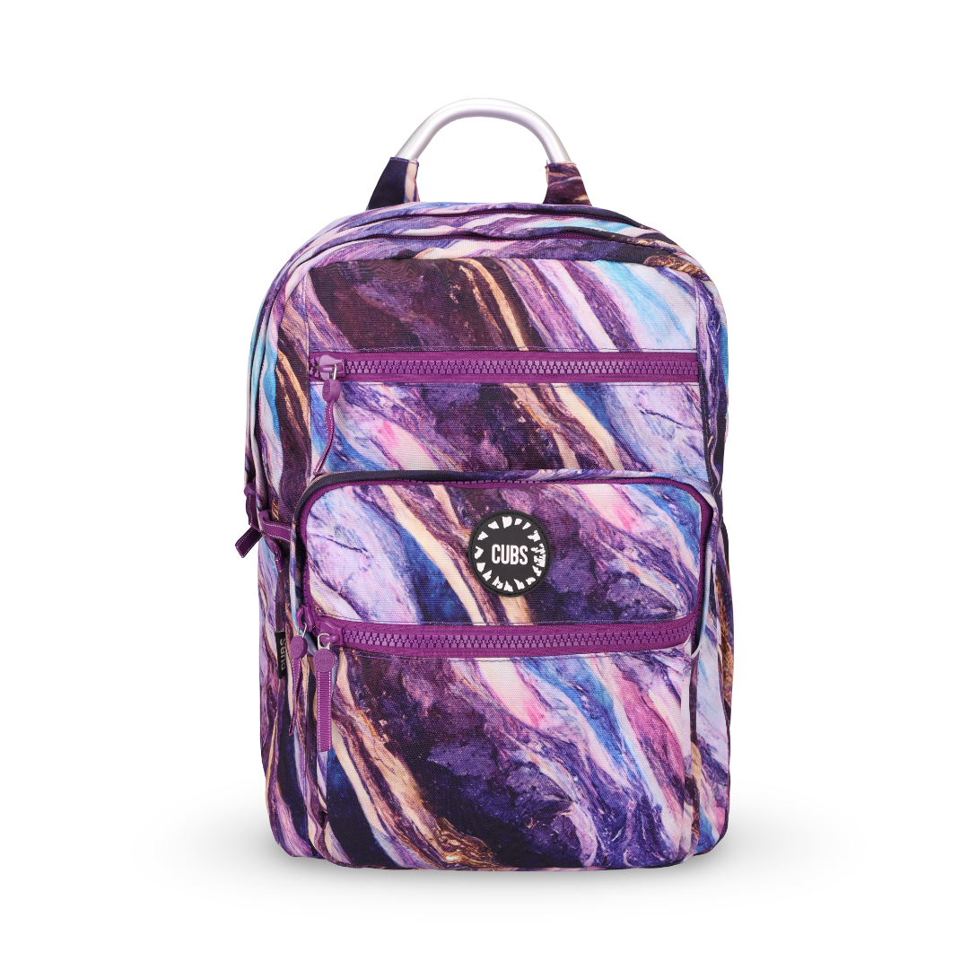 Cubs Purple Swirl Senior Backpack 36L