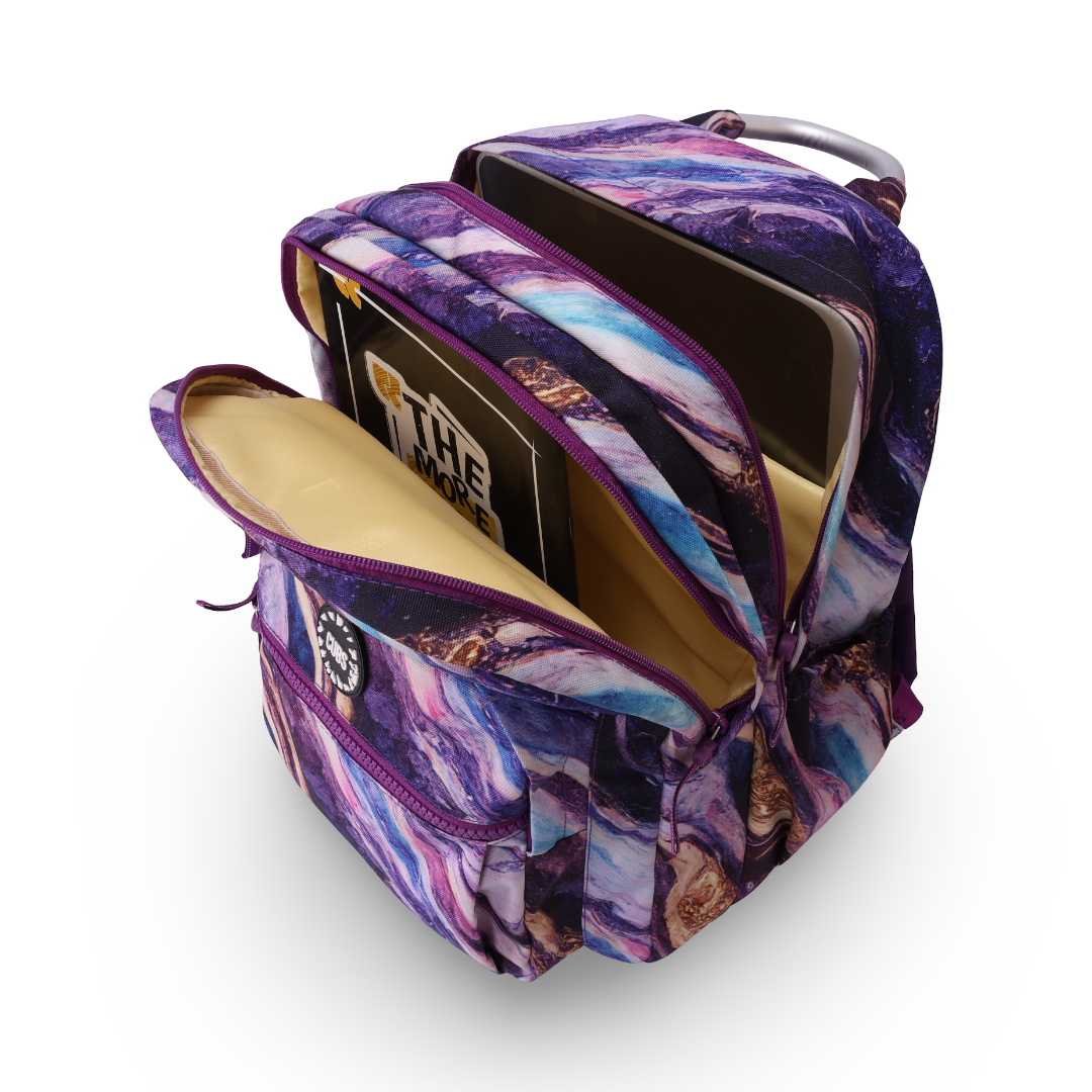 Cubs Purple Swirl Senior Backpack 36L