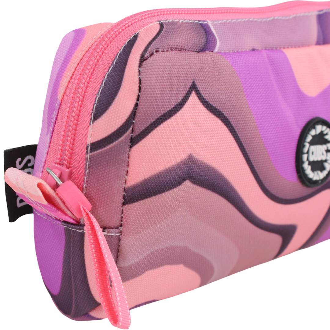 Cubs Bubblegum Swirl Senior Pencil Case 1L