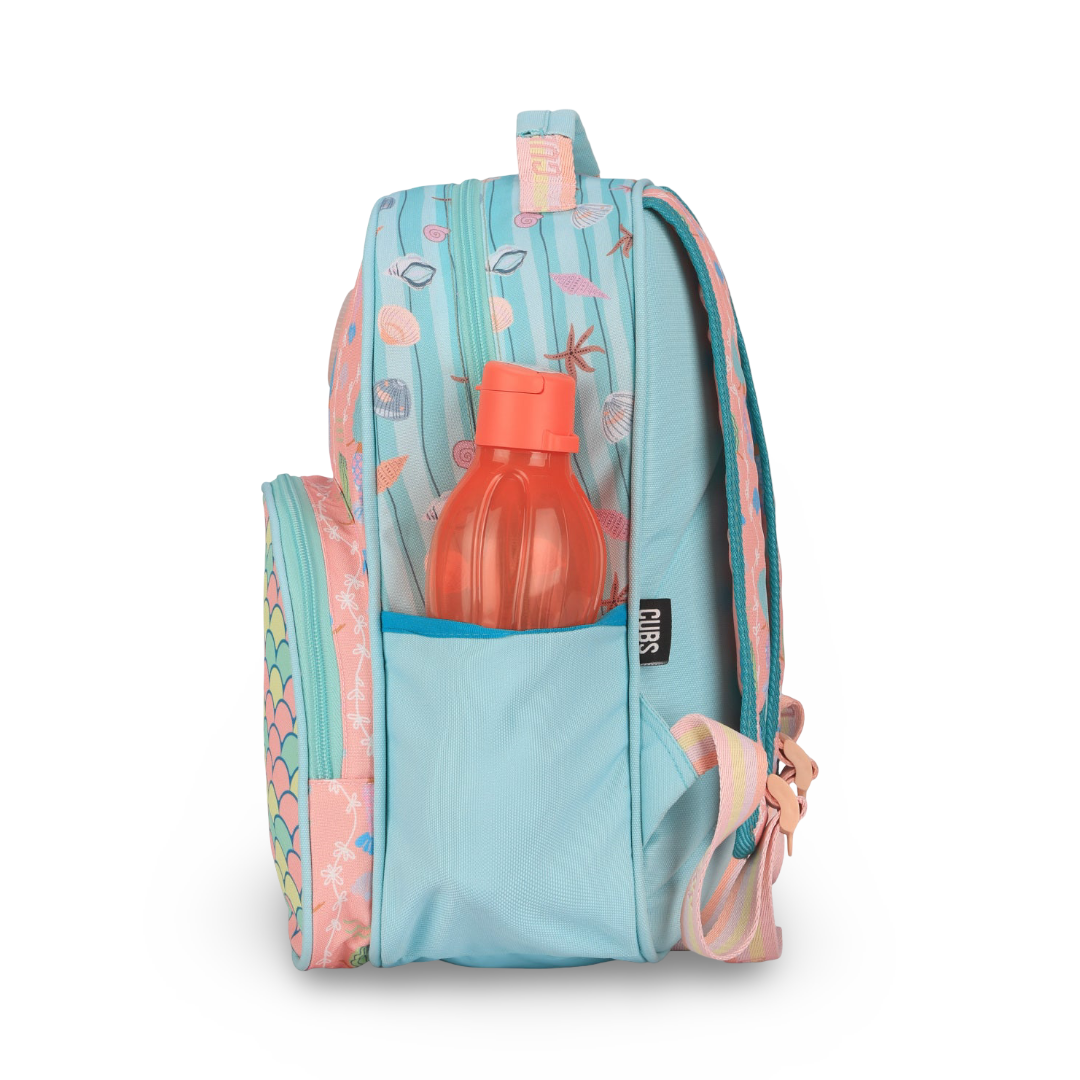 Cubs Pink Mermaid Letter E Pre-School Backpack 20L