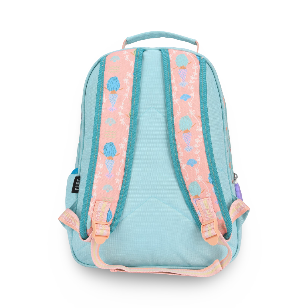 Cubs Pink Mermaid Letter E Pre-School Backpack 20L