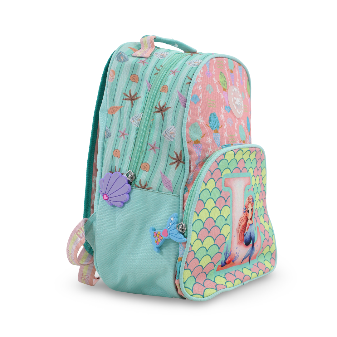 Cubs Pink Mermaid Letter L Pre-School Backpack 20L