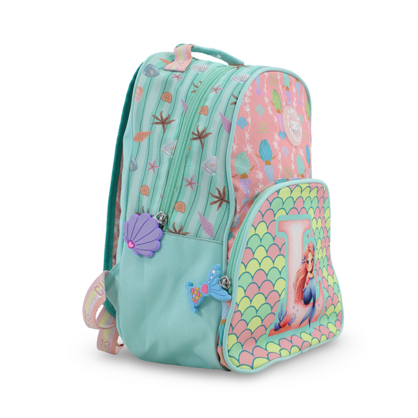 Cubs Pink Mermaid Letter L Pre-School Backpack 20L
