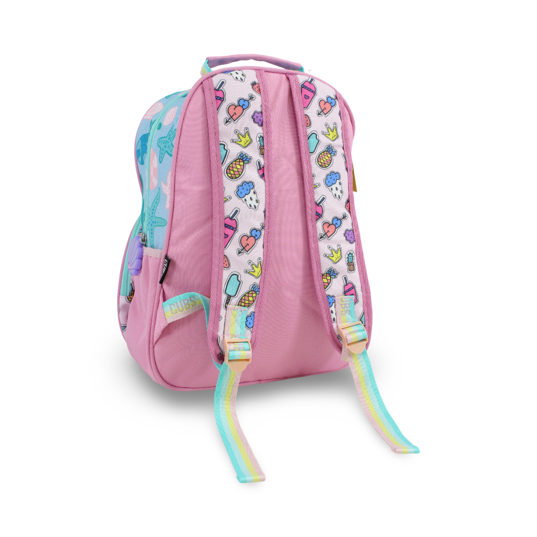 Cubs Blue Mermaid Letter P Pre-School Backpack 20L