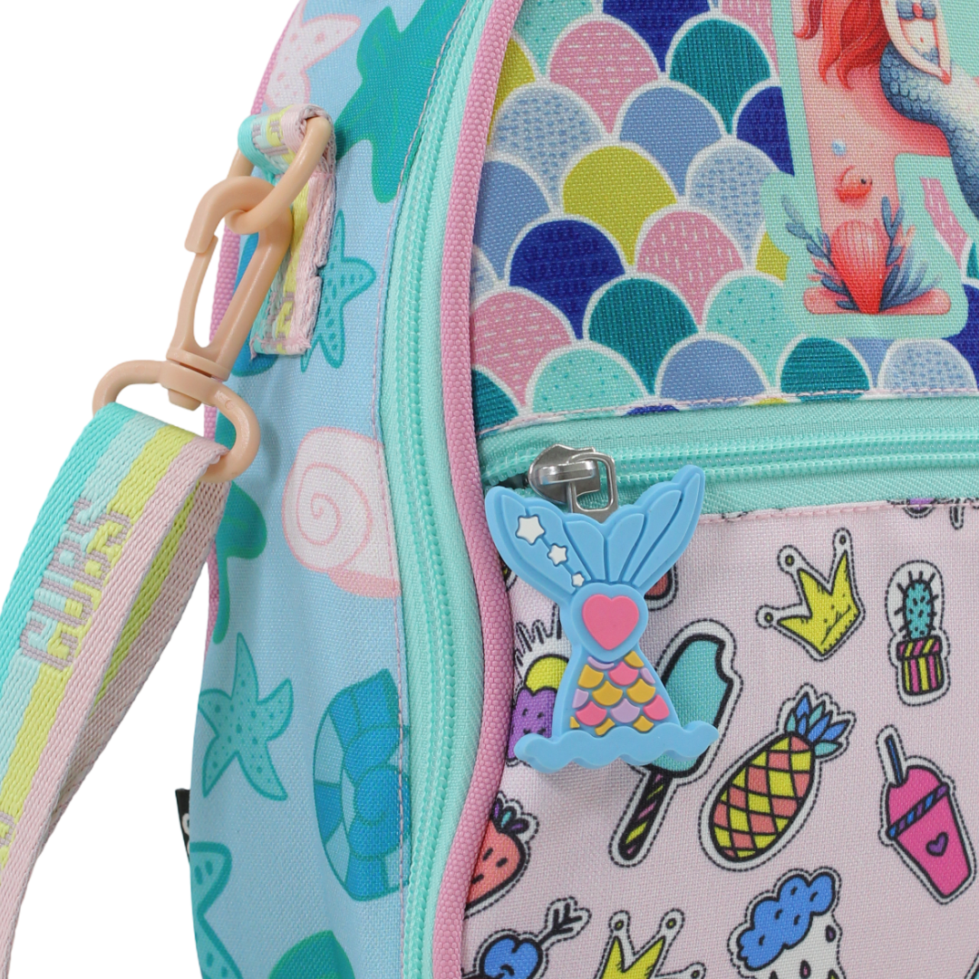 Cubs Blue Mermaid Letter P Pre-School Lunch Bag 6L