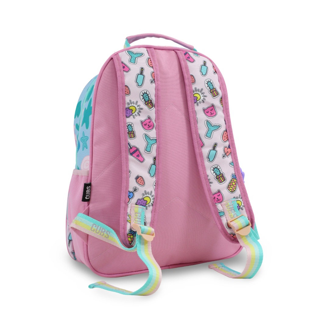 Cubs Blue Mermaid Letter R Pre-School Backpack 20L