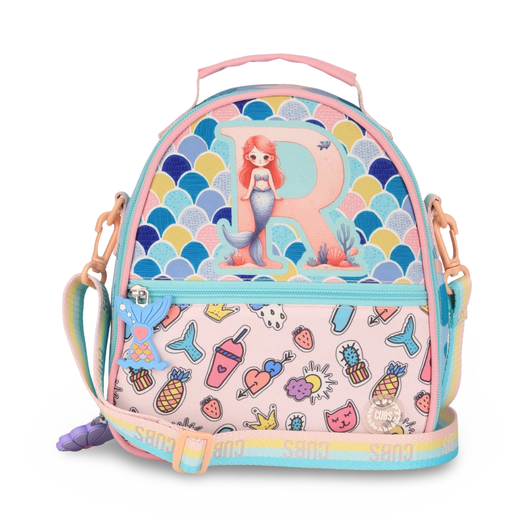 Cubs Blue Mermaid Letter R Pre-School Lunch Bag 6L