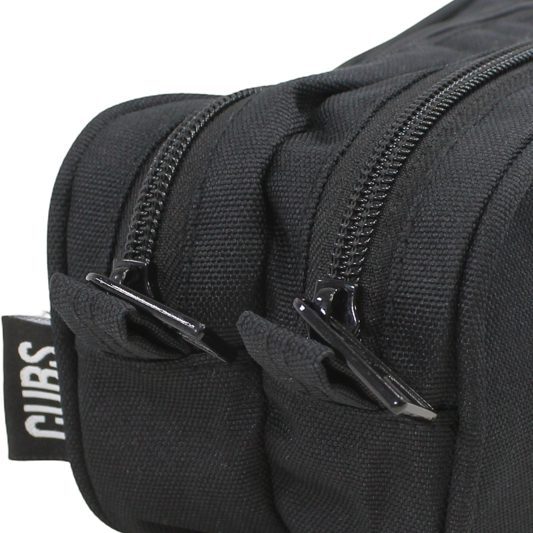 Cubs Black Double Zipper Pencil Case 2L