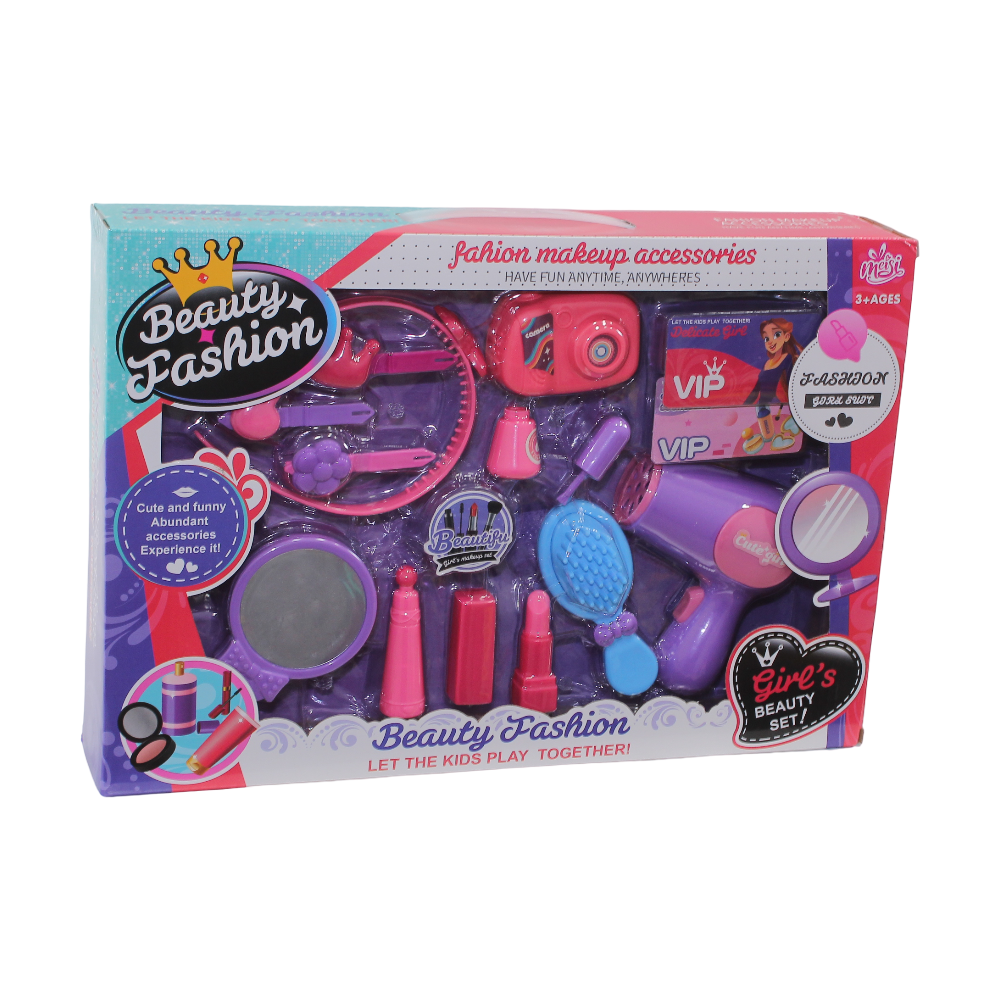 Beauty Fashion Girl's Pretend Play Make up and Accessories Set - Toys