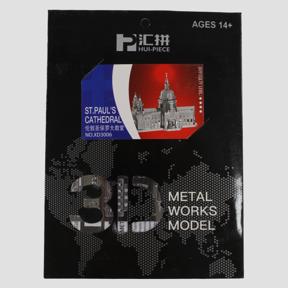 3D Metal Puzzle Model – St. Paul's Cathedral