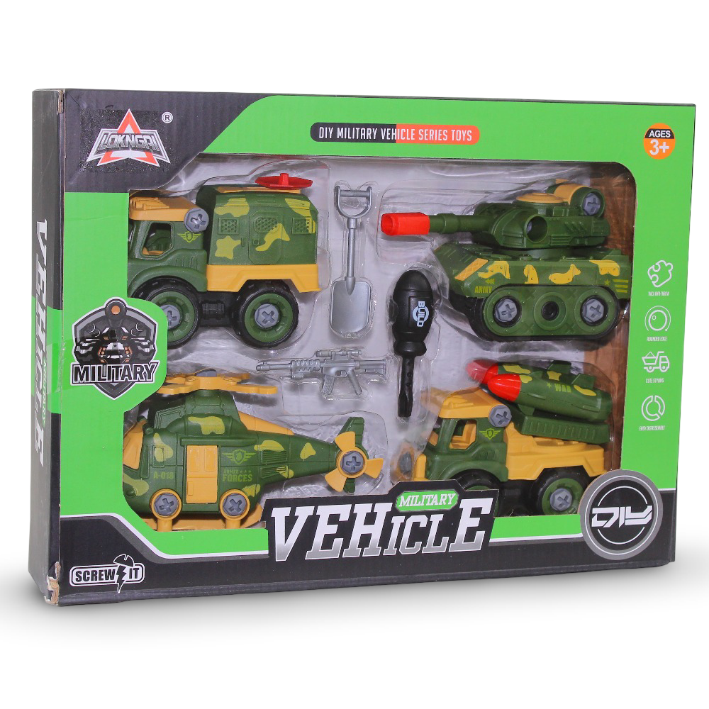 DIY Military Vehicles Set