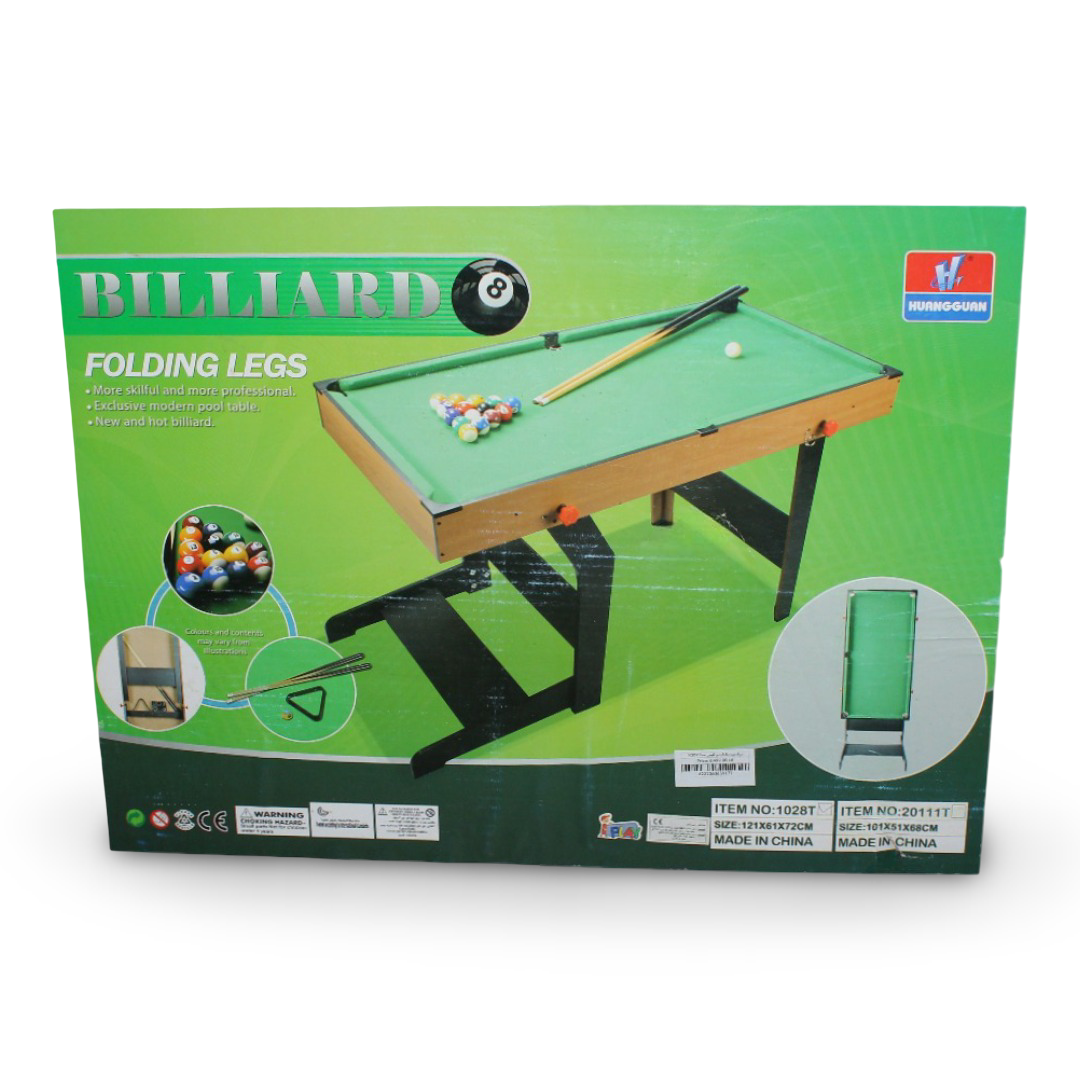 Huangguan Folding Leg Pool Table