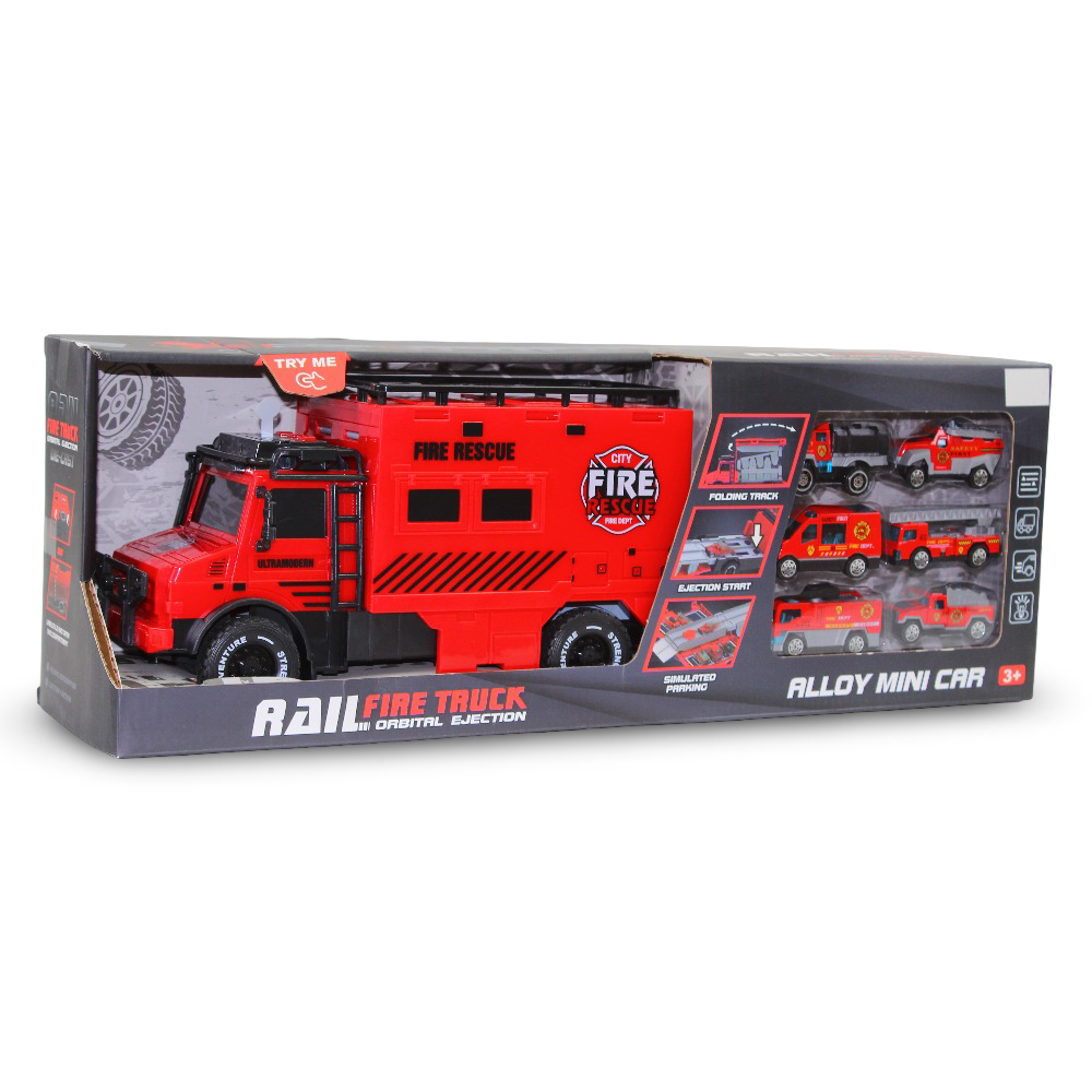 Fire Truck Rail Orbital Ejection