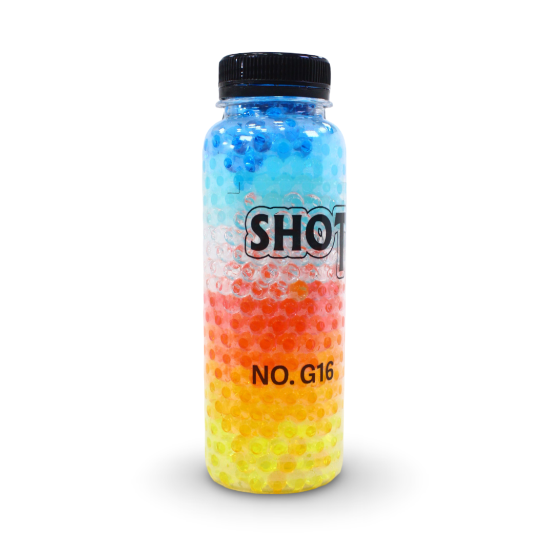 Bottle of Colorful Gel Ball Blaster Ammunition