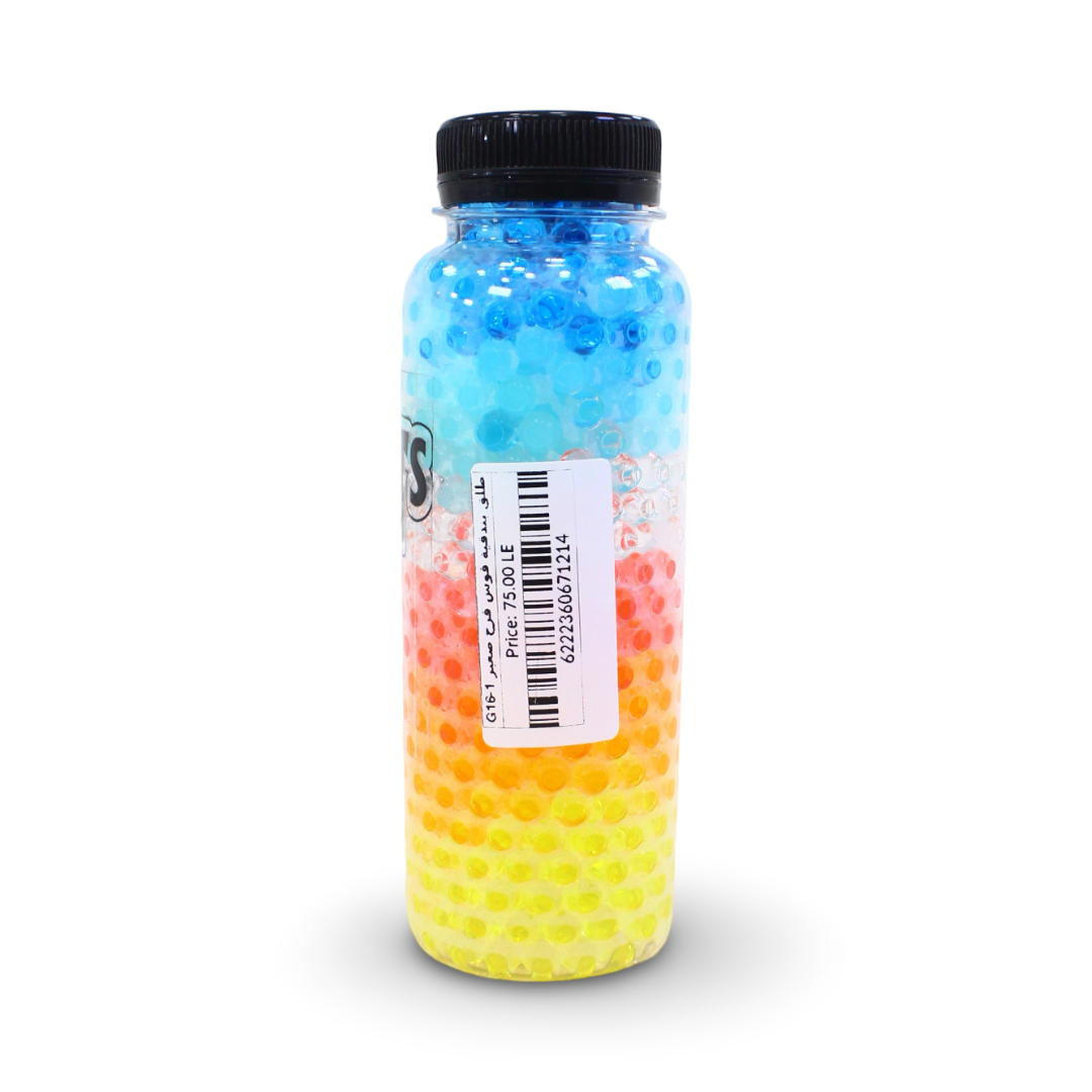 Bottle of Colorful Gel Ball Blaster Ammunition