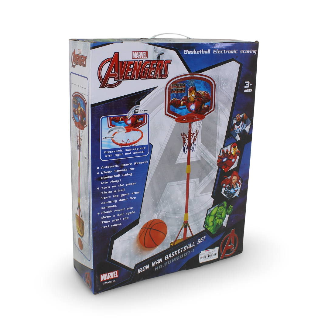 Marvel Avengers Iron-Man Basketball Hoop Set