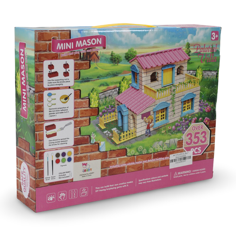 Mini Mason Palatial Villa Building Set - Over 353 Pcs