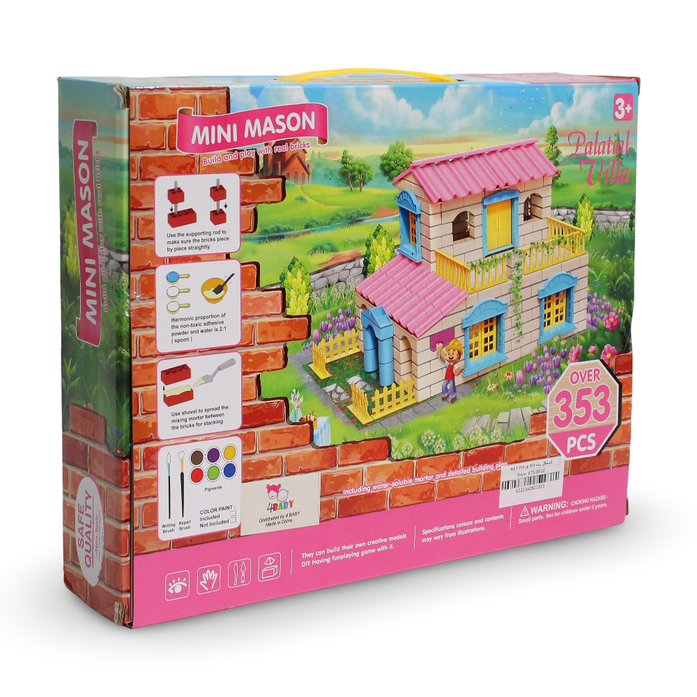 Mini Mason Palatial Villa Building Set - Over 353 Pcs