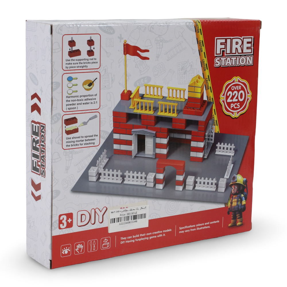 Mini Manson Fire Station Building Set – Over 220 Pieces