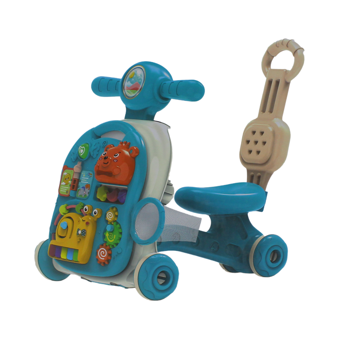 6-in-1 Baby Walker & Ride-On Activity Scooter