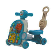 6-in-1 Baby Walker & Ride-On Activity Scooter