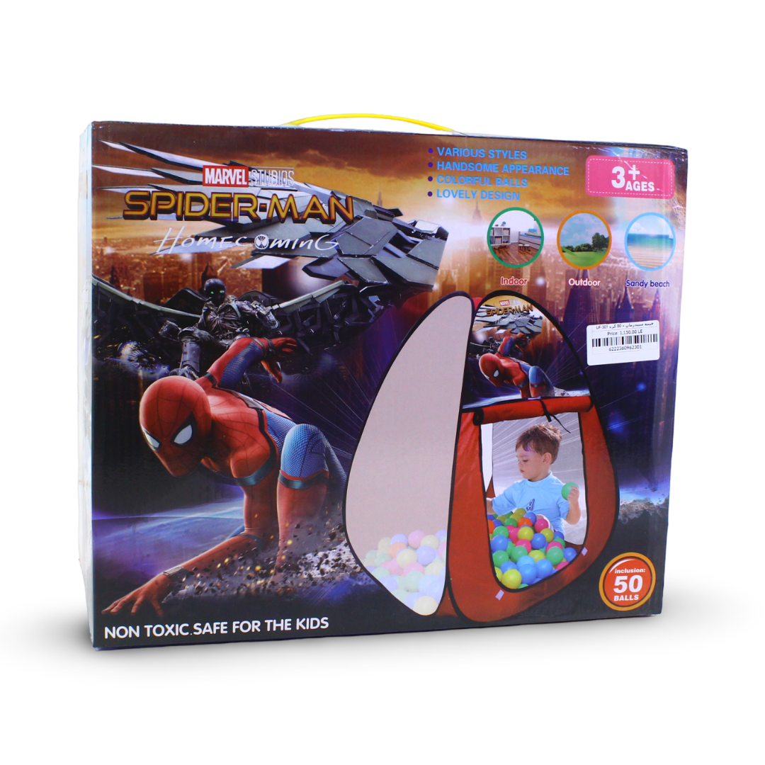 Spider-Man Homecoming Pop-Up Play Tent + 50 Balls