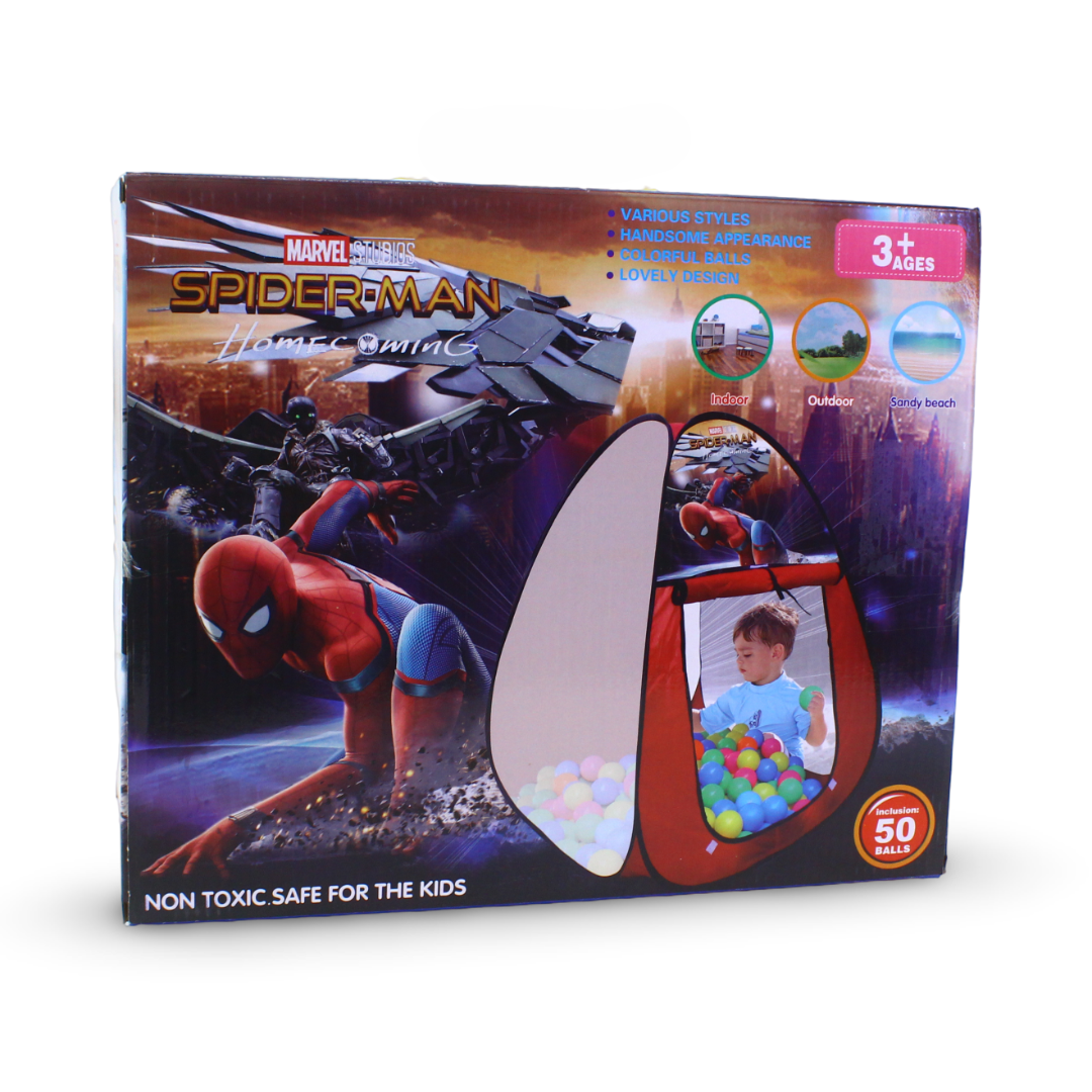 Spider-Man Homecoming Pop-Up Play Tent + 50 Balls