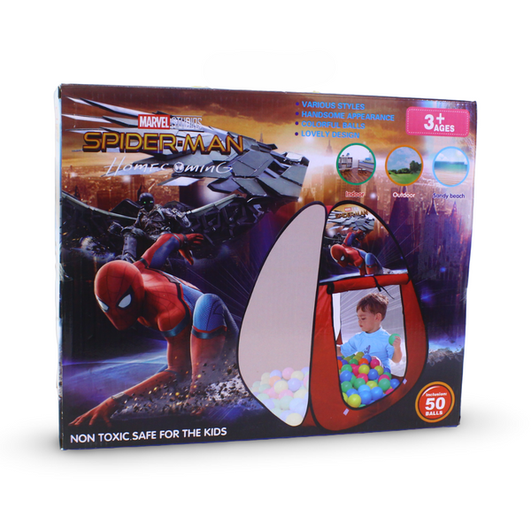 Spider-Man Homecoming Pop-Up Play Tent + 50 Balls