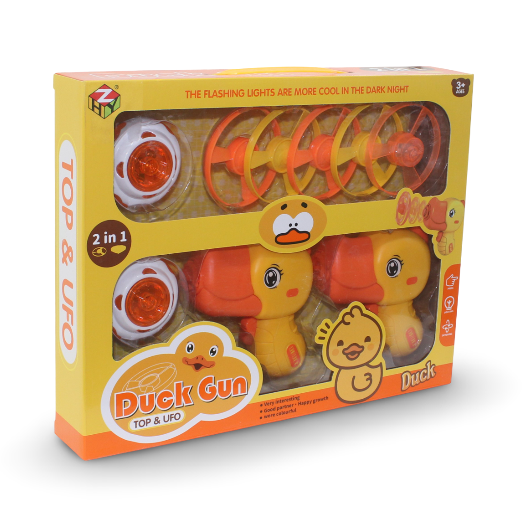 2-in-1 Duck Gun Toy - Toys - For Baby