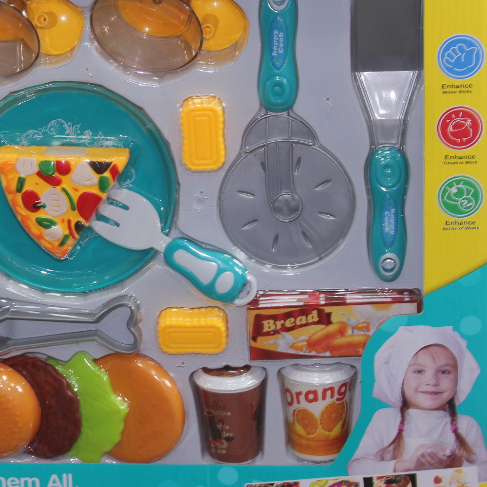 Happy Time Pretend Play Pizza Kitchen Set