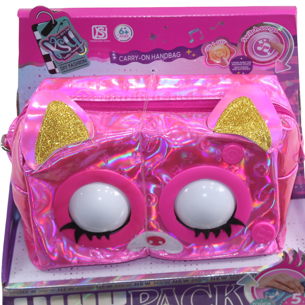 Girls Smart Bag with Moving Eyes and Sound