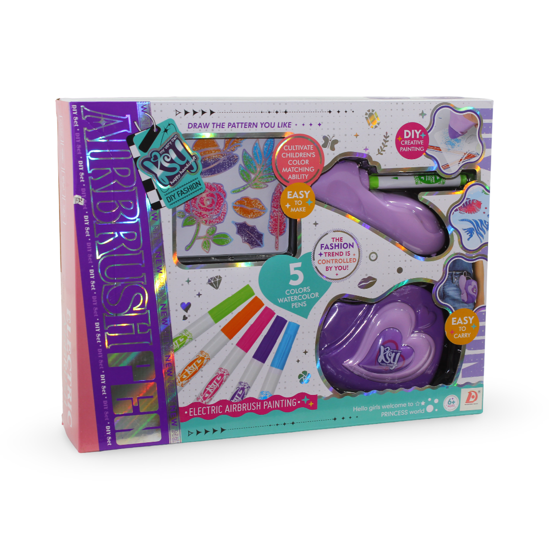 Fashion Airbrush Painting Set with 5 Colors