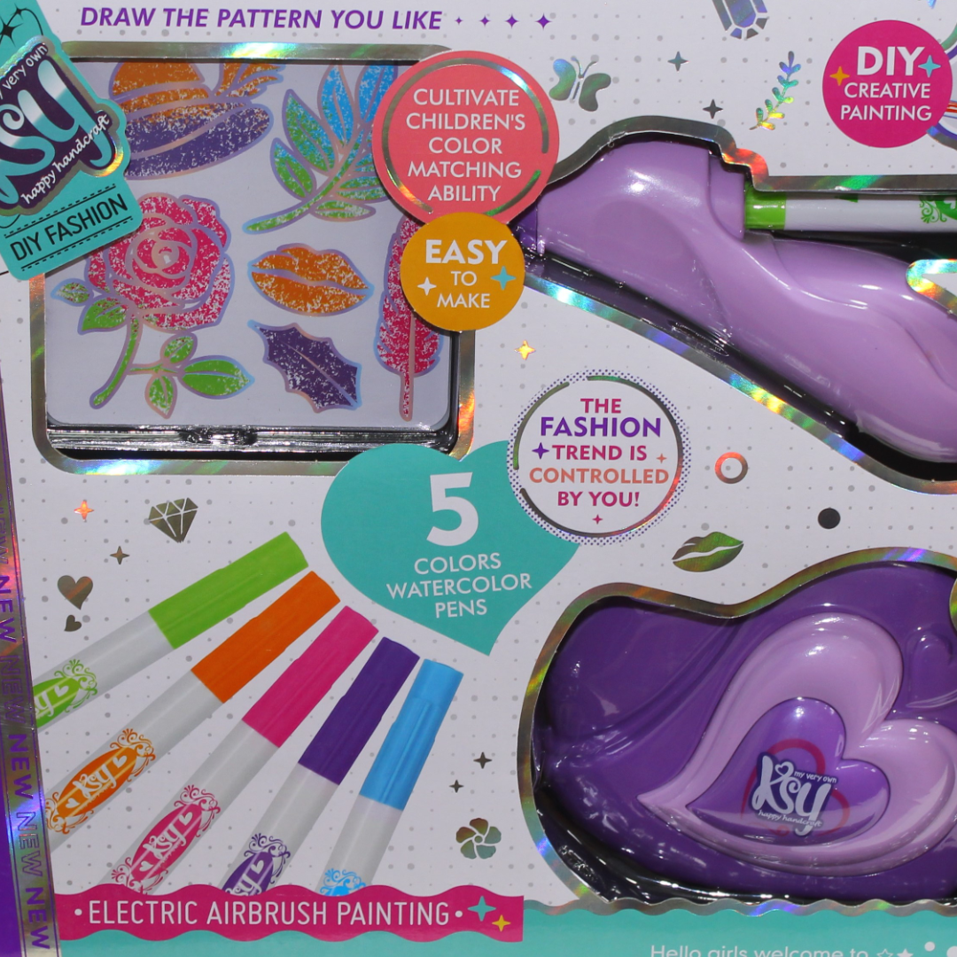 Fashion Airbrush Painting Set with 5 Colors