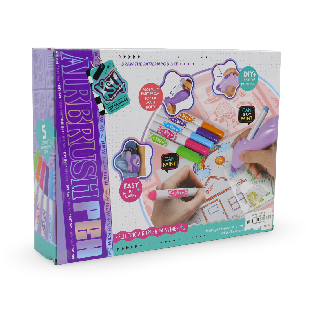 Fashion Airbrush Painting Set with 5 Colors
