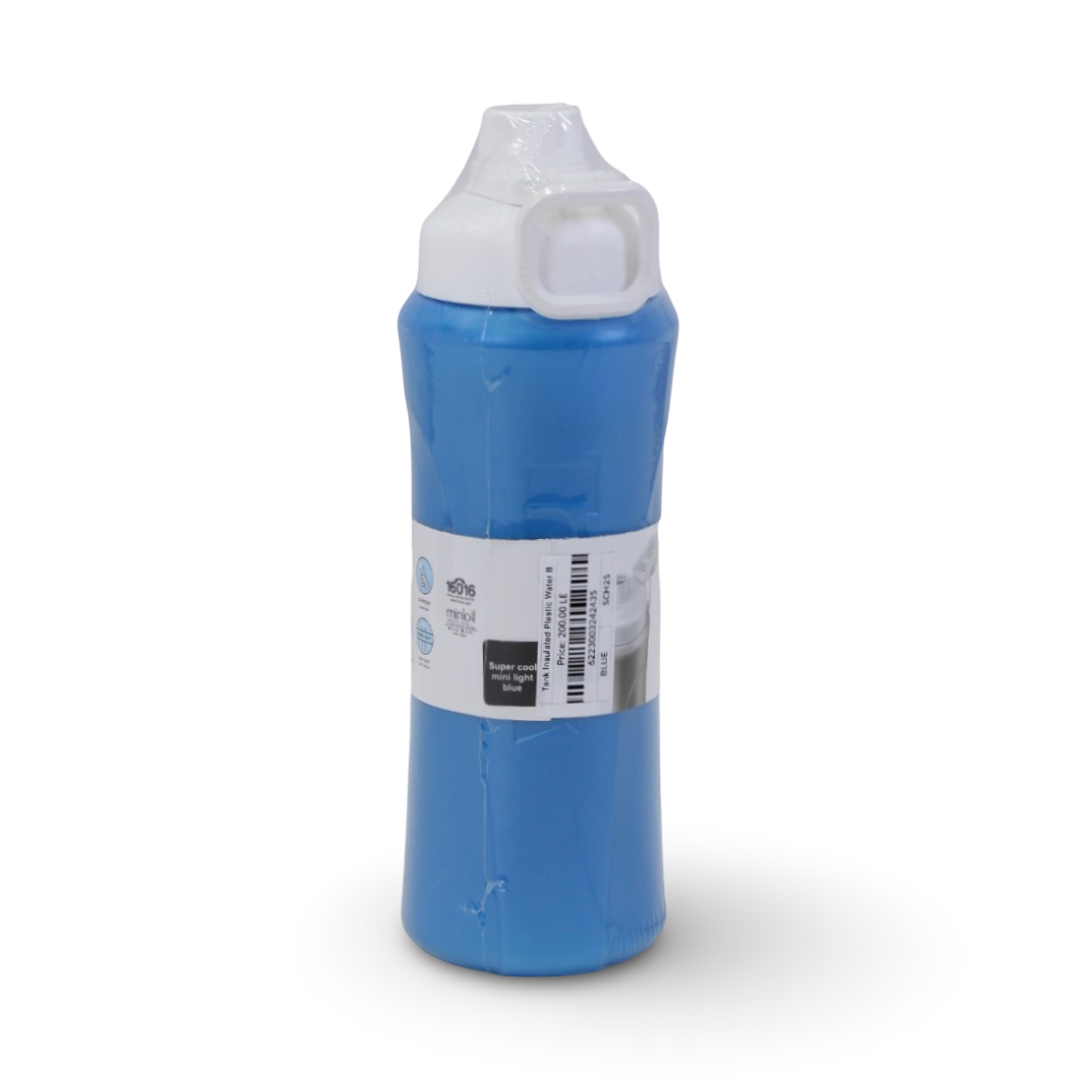 Tank Insulated Plastic Water Bottle Mini Super Cool 650ml – Baby Blue