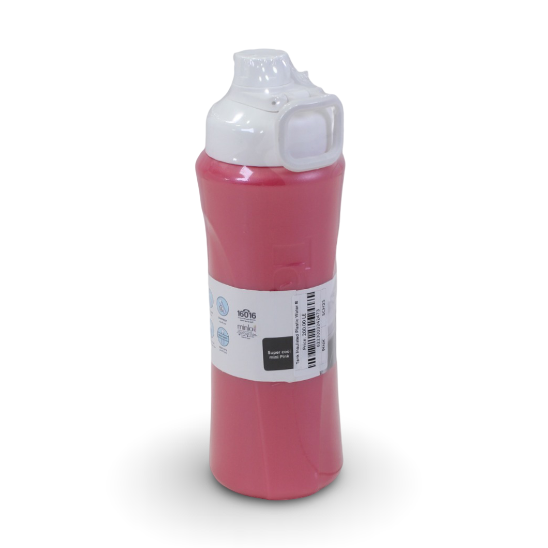 Tank Insulated Plastic Water Bottle Mini Super Cool 650ml – Pink