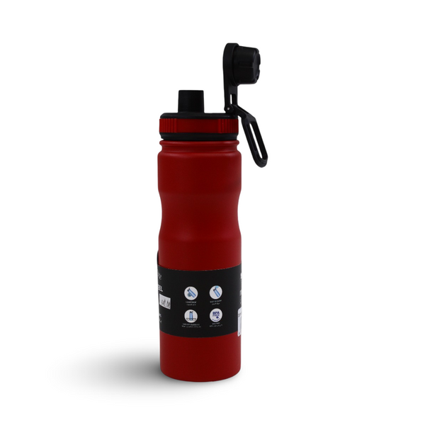 Tank Stainless Steel Cold Bottle 650ml – Dark Red