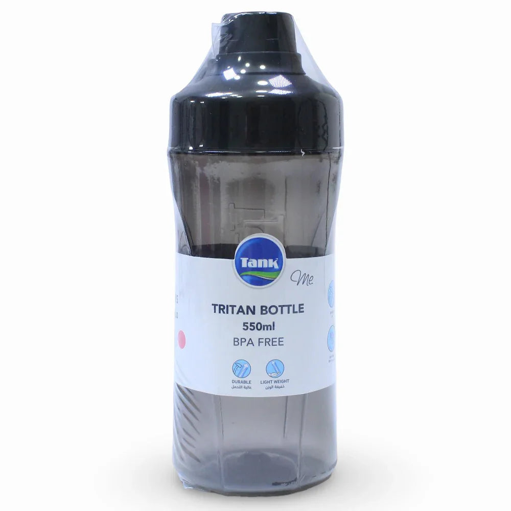 Tank Tritan Water Bottl 550ml – Black - School