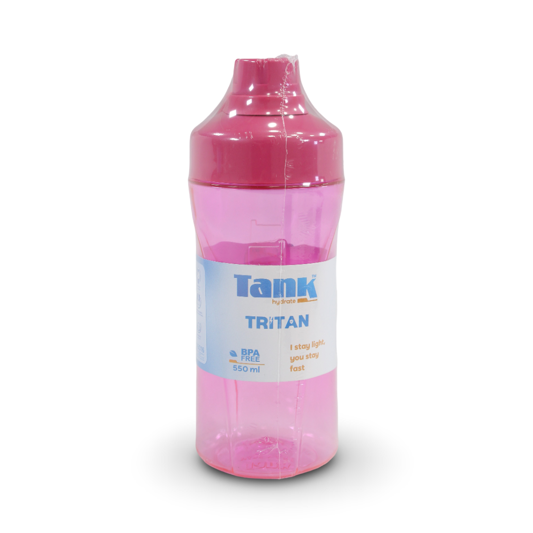 Tank Tritan Bottle 550ml – Pink