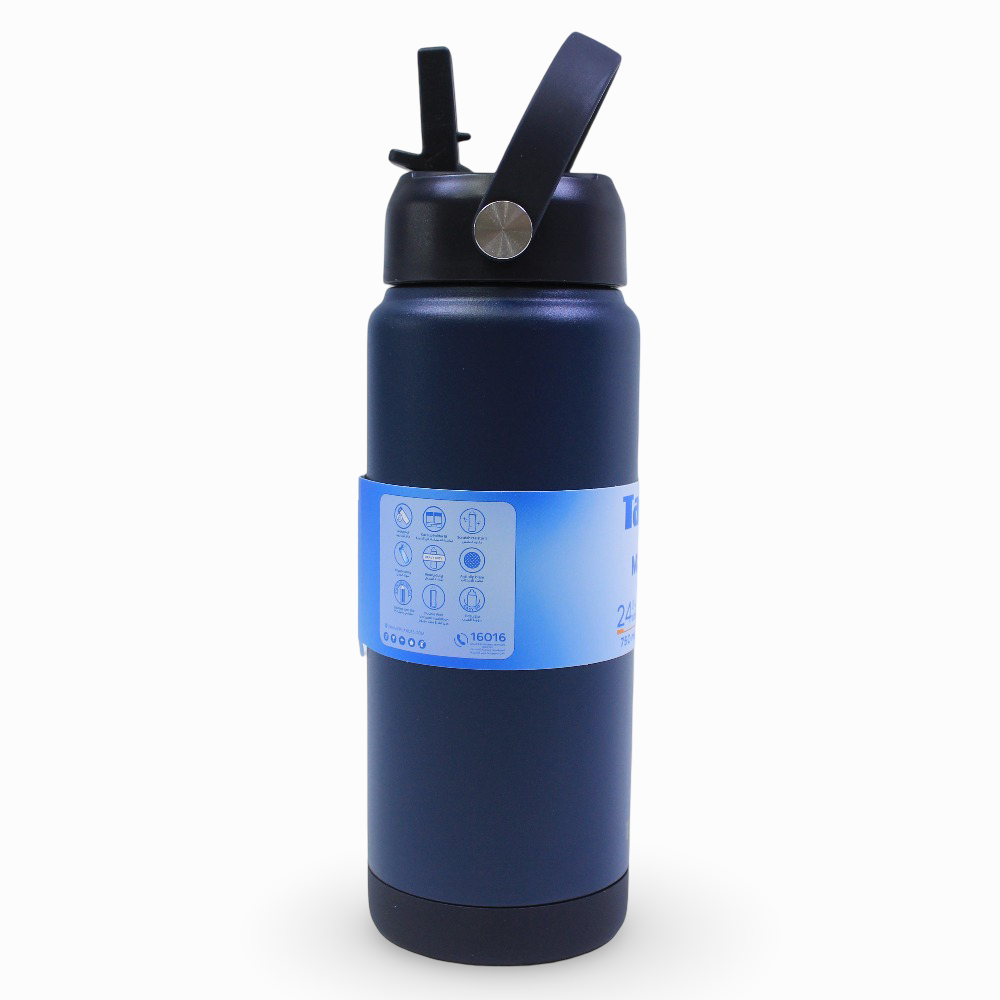 Tank Insulated Stainless Steel Water Bottle 750ml – Navy Blue