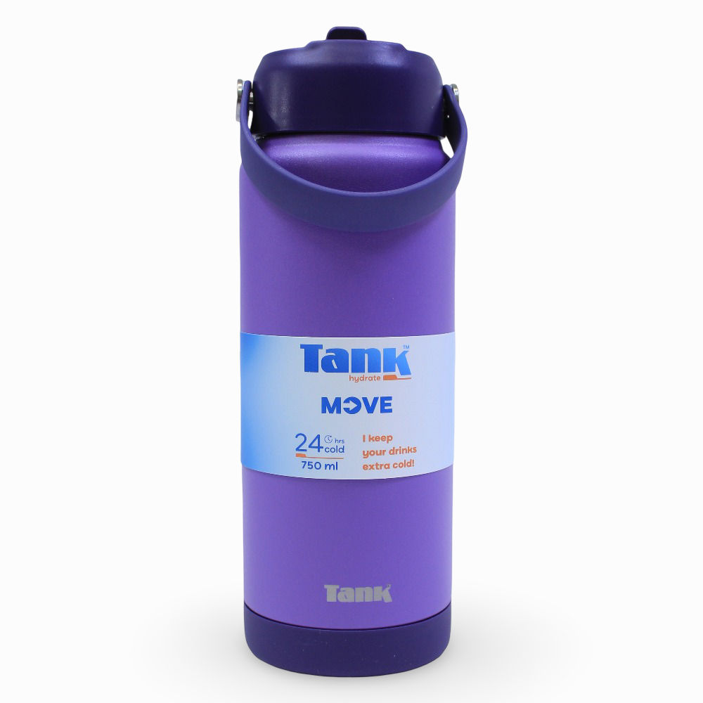 Tank Insulated Stainless Steel Water Bottle 750ml – Grape
