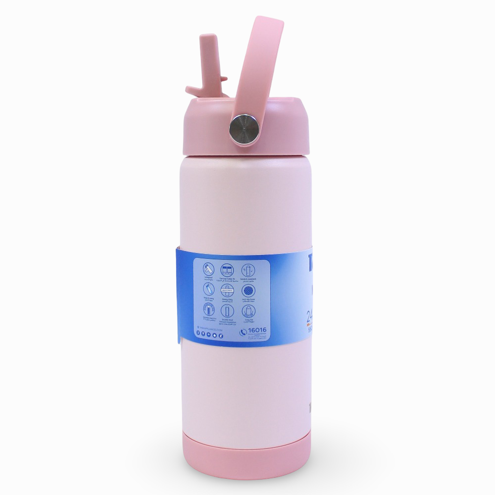 Tank Insulated Stainless Steel Water Bottle 550ml – Cotton Candy