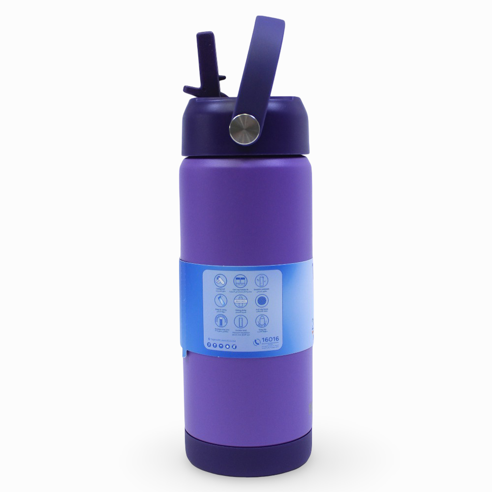 Tank Insulated Stainless Steel Water Bottle 550ml – Grape