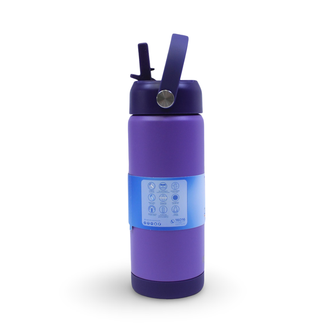 Tank Insulated Stainless Steel Water Bottle 550ml – Grape