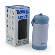 Tank Move Insulated Stainless Steel Water Bottle 350ml  – Sky Blue